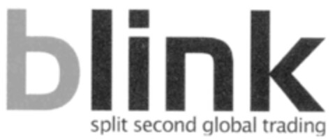 blink split second global trading Logo (IGE, 12.01.2001)
