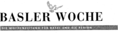 BASLER WOCHE DIE WOCHENZEITUNG FÜR BASEL UND DIE REGION Logo (IGE, 19.11.1997)