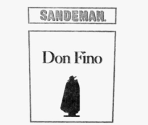 SANDEMAN. Don Fino Logo (IGE, 09/02/1985)