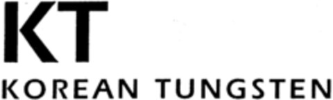 KT KOREAN TUNGSTEN Logo (IGE, 01.12.1998)