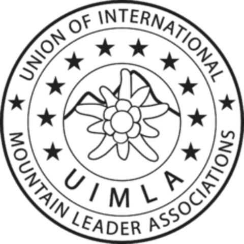 UNION OF INTERNATIONAL MOUNTAIN LEADER ASSOCIATIONS UIMLA Logo (IGE, 30.11.2021)