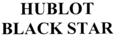 HUBLOT BLACK STAR Logo (IGE, 02.05.2005)