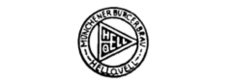 MÜNCHENER BÜRGERBRÄU HELLQUELL Logo (IGE, 12/15/1989)