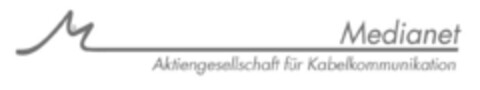 M Medianet Aktiengesellschaft für Kabelkommunikation Logo (IGE, 26.05.2009)