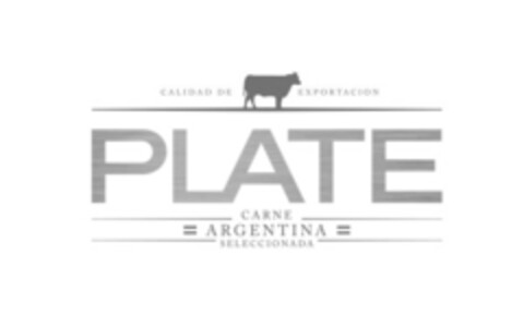 PLATE CARNE ARGENTINA SELECCIONADA CALIDAD DE EXPORTACION Logo (IGE, 07/05/2018)