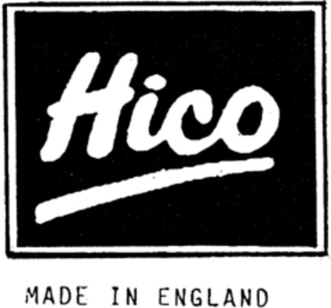 Hico MADE IN ENGLAND Logo (IGE, 07.01.1999)