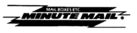 MAIL BOXES ETC.MINUTE MAIL Logo (IGE, 02/01/1993)