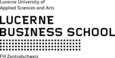 Lucerne University of Applied Sciences and Arts LUCERNE BUSINESS SCHOOL FH Zentralschweiz Logo (IGE, 07/26/2012)