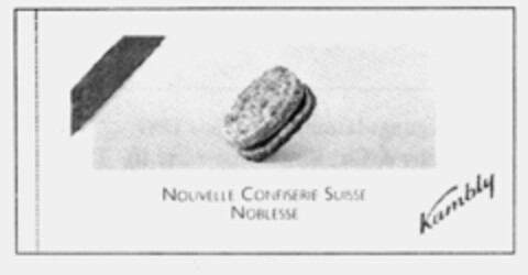 NOUVELLE CONFISERIE SUISSE NOBLESSE Kambly Logo (IGE, 02/10/1989)