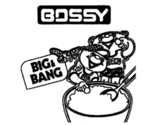 BOSSY BIG & BANG Logo (IGE, 02.02.1993)