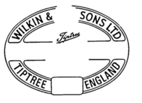 WILKIN & SONS LTD Tipdree TIPTREE ENGLAND Logo (IGE, 17.03.1989)