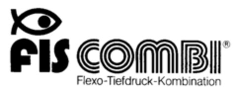 fIS COMBI Flexo-Tiefdruck-Kombination Logo (IGE, 17.03.1992)