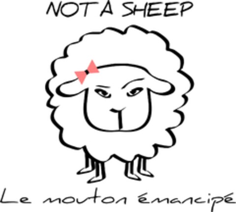 NOT A SHEEP le mouton émancipé Logo (IGE, 06/16/2019)