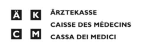 Ä K C M ÄRZTEKASSE CAISSE DES MÉDECINS CASSA DEI MEDICI Logo (IGE, 21.07.2015)