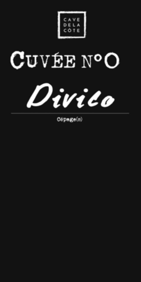 CAVE DELA CÔTE CUVÉE N° O Divico Cépage(s) Logo (IGE, 31.08.2018)