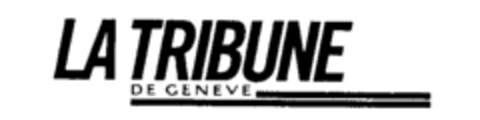 LA TRIBUNE DE GENEVE Logo (IGE, 11.05.1990)