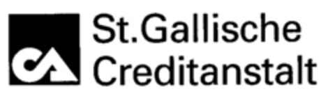 CA St. Gallische Creditanstalt Logo (IGE, 30.03.1995)