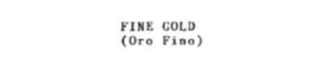 FINE GOLD Logo (IGE, 30.09.1987)