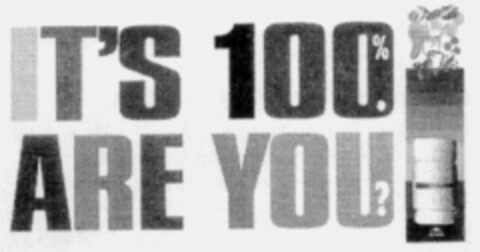 IT'S 100% ARE YOU Logo (IGE, 15.10.1996)