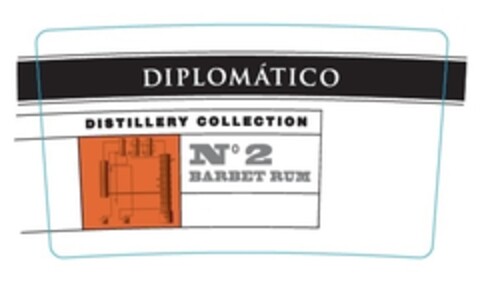 DIPLOMÁTICO DISTILLERY COLLECTION N°2 BARBET RUM Logo (IGE, 24.07.2019)