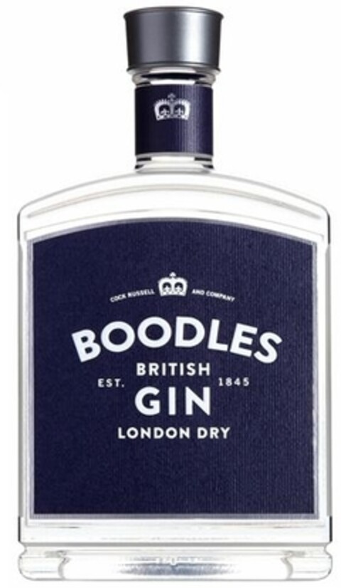 BOODLES BRITISH GIN LONDON DRY EST. 1845 Logo (IGE, 13.07.2012)