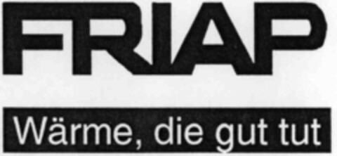 FRIAP Wärme, die gut tut Logo (IGE, 17.02.2000)