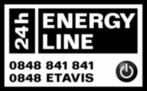 24 h ENERGY LINE 0848 841 841 0848 ETAVIS Logo (IGE, 24.09.2004)