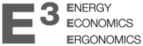 E 3 ENERGY ECONOMICS ERGONOMICS Logo (IGE, 07.04.2014)