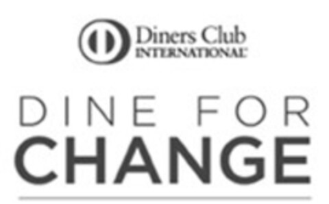 Diners Club INTERNATIONALE DINE FOR CHANGE Logo (IGE, 01.04.2019)