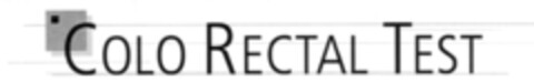 COLO RECTAL TEST Logo (IGE, 05/31/2001)