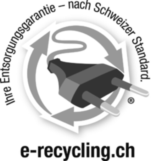 e-recycling.ch Ihre Entsorgungsgarantie - nach Schweizer Standard Logo (IGE, 21.12.2009)