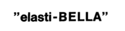 "elasti-BELLA" Logo (IGE, 01.02.1985)