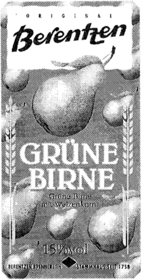 GRÜNE BIRNE Logo (IGE, 06.02.1997)