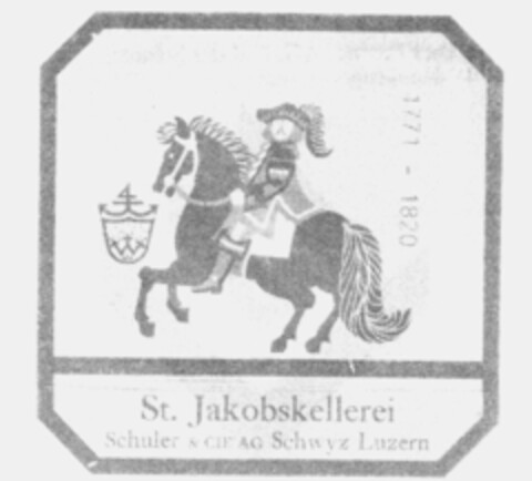 FüRST VON SCHWARZENBERG St. Jakobskellerei Schuler & CIE AG Schwyz L Logo (IGE, 08.02.1990)