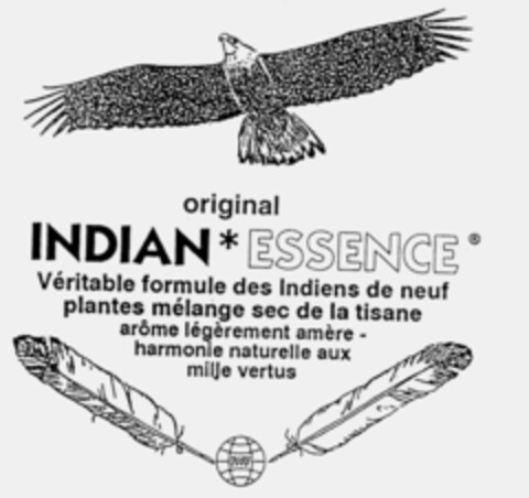 original INDIAN ESSENCE Logo (IGE, 28.07.1995)