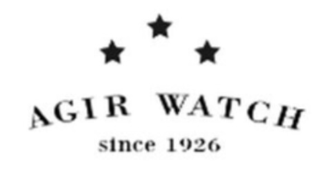 AGIR WATCH since 1926 Logo (IGE, 25.07.2014)