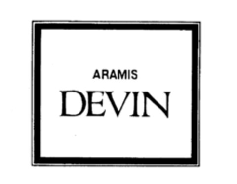 ARAMIS DEVIN Logo (IGE, 13.09.1977)