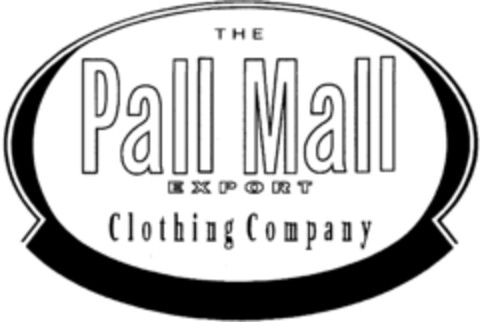 THE Pall Mall EXPORT Clothing Compagny Logo (IGE, 15.12.1998)