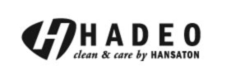 HADEO clean & care by HANSATON Logo (IGE, 12/02/2019)