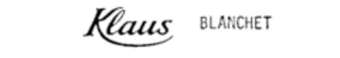 Klaus BLANCHET Logo (IGE, 16.02.1989)