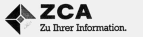 ZCA Zu Ihrer Information. Logo (IGE, 04.10.1988)