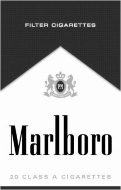 FILTER CIGARETTES PM Marlboro 20 CLASS A CIGARETTES Logo (IGE, 14.10.2010)