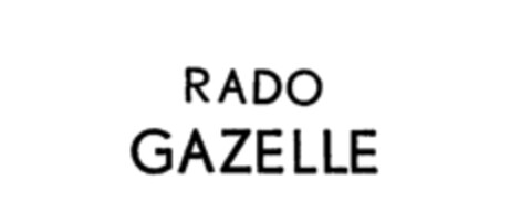 RADO GAZELLE Logo (IGE, 03.06.1980)