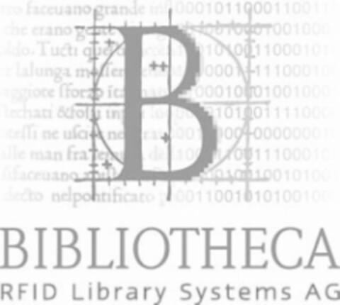 B BIBLIOTHECA RFID Library Systems AG Logo (IGE, 08/03/2006)