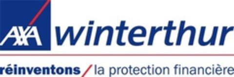 AXA winterthur réinventons/la protection financière((fig.)) Logo (IGE, 17.10.2008)