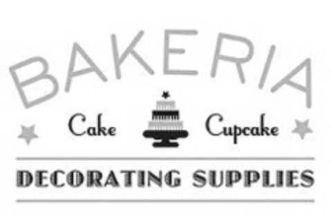 BAKERIA Cake Cupcake DECORATING SUPPLIES Logo (IGE, 30.06.2014)