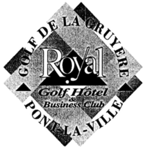 GOLF DE LA GRUYERE PONT-LA-VILLE Golf Hôtel Business Club Logo (IGE, 20.01.1998)