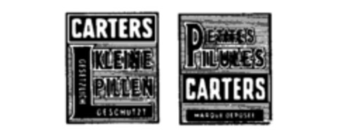 CARTERS KLEINE PILLEN PETITES PILULES CARTERS Logo (IGE, 01.09.1988)