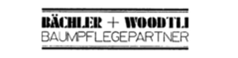 BäCHLER + WOODTLI BAUMPFLEGEPARTNER Logo (IGE, 16.01.1987)