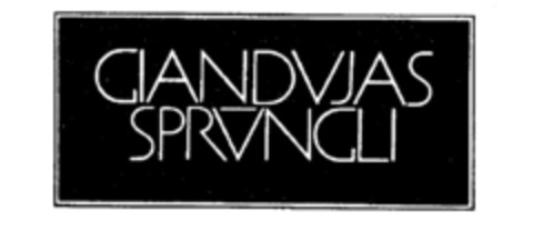 GIANDUJAS SPRüNGLI Logo (IGE, 29.12.1987)